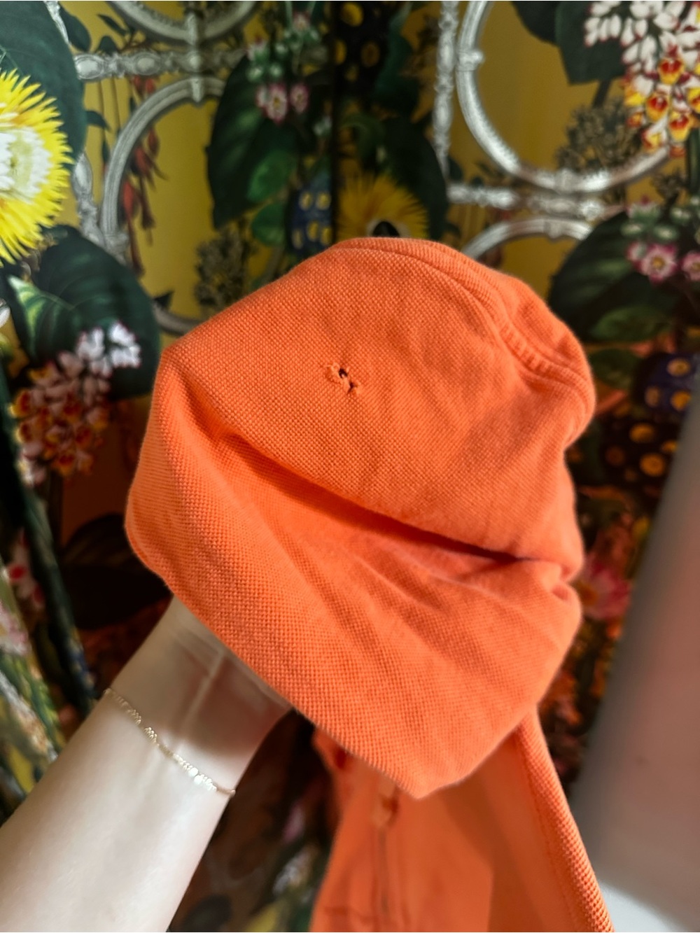 Polo by Ralph Lauren Orange Zip-Up Hoodie Medium M - Picture 4 of 4